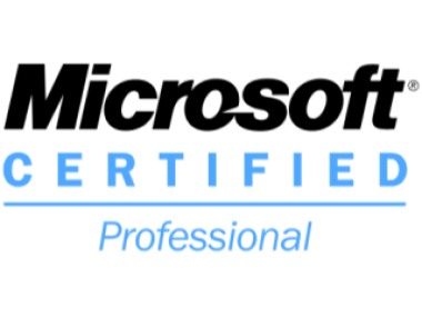 Microsoft Certified Professional cropped to edges width